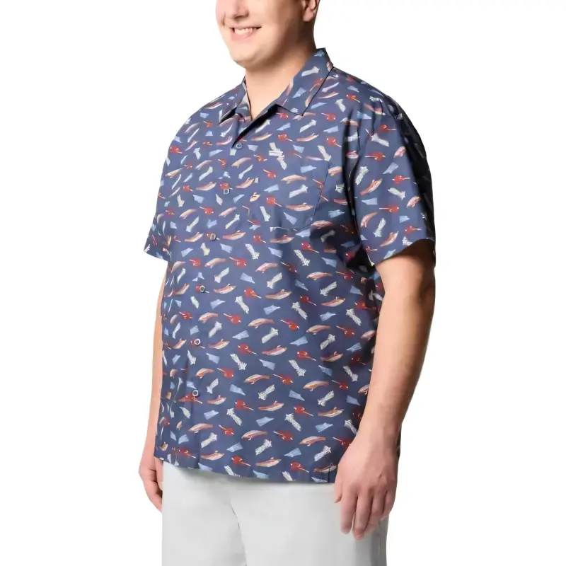 Columbia PFG Trollers Best Shirt Men's Pride In The Night Flight-2