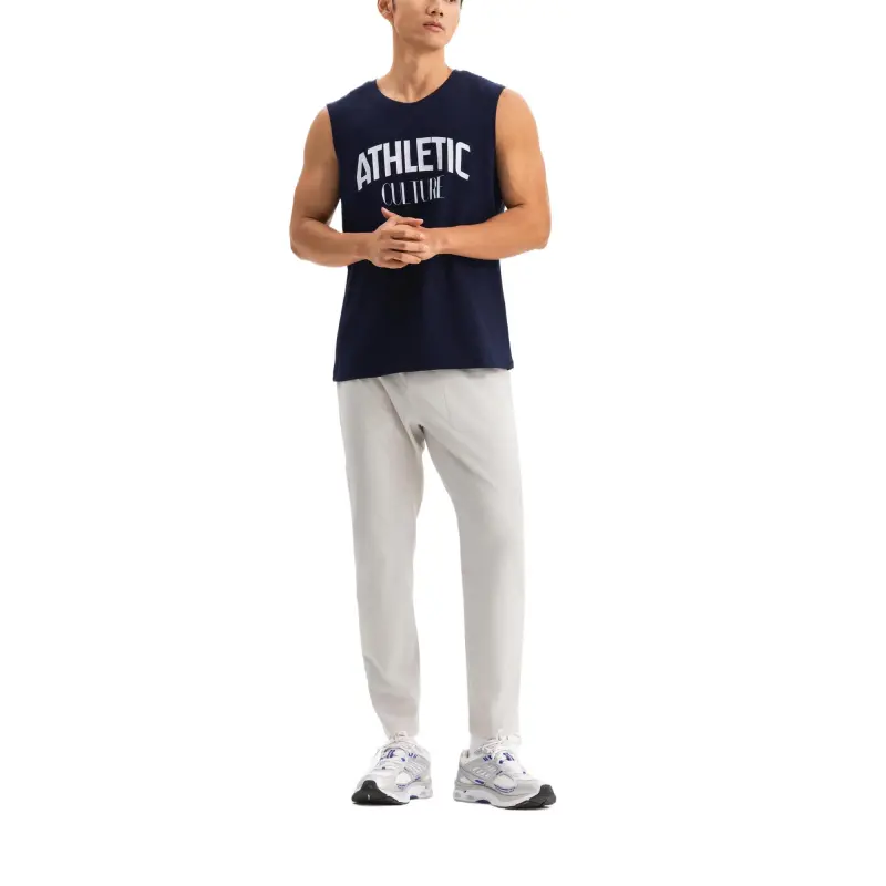 DECATHLON DOMYOS Sports Pants Men's Light Chalk Gray-7