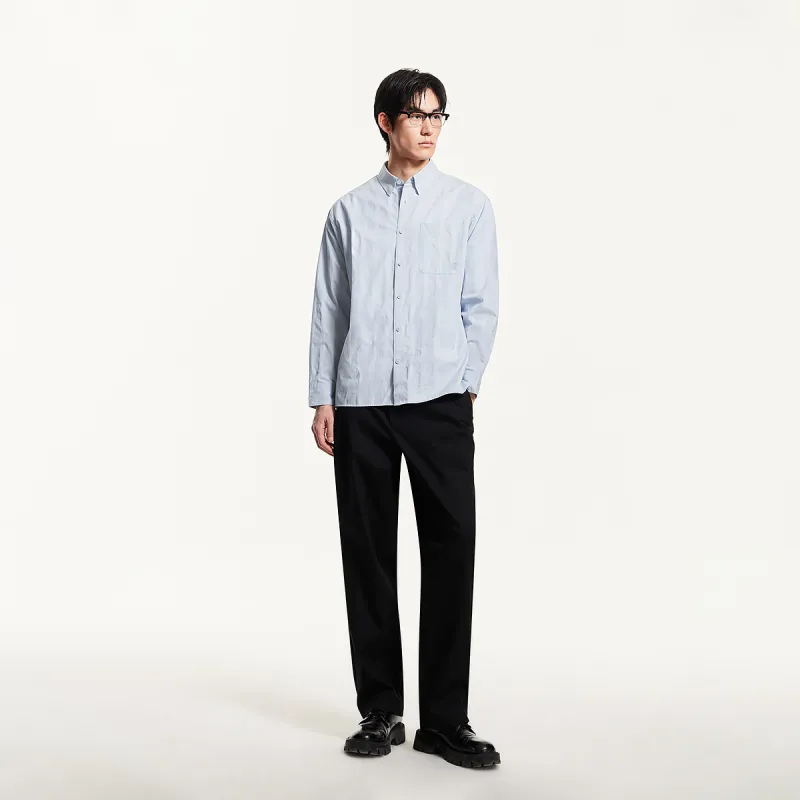 JACK&JONES Shirts Men A41 Light Blue-3