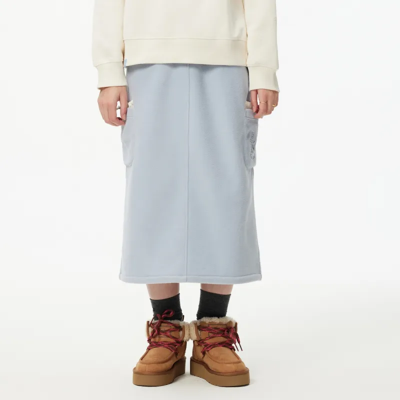 Teenie Weenie Casual Long Skirt Women's Light Blue-4