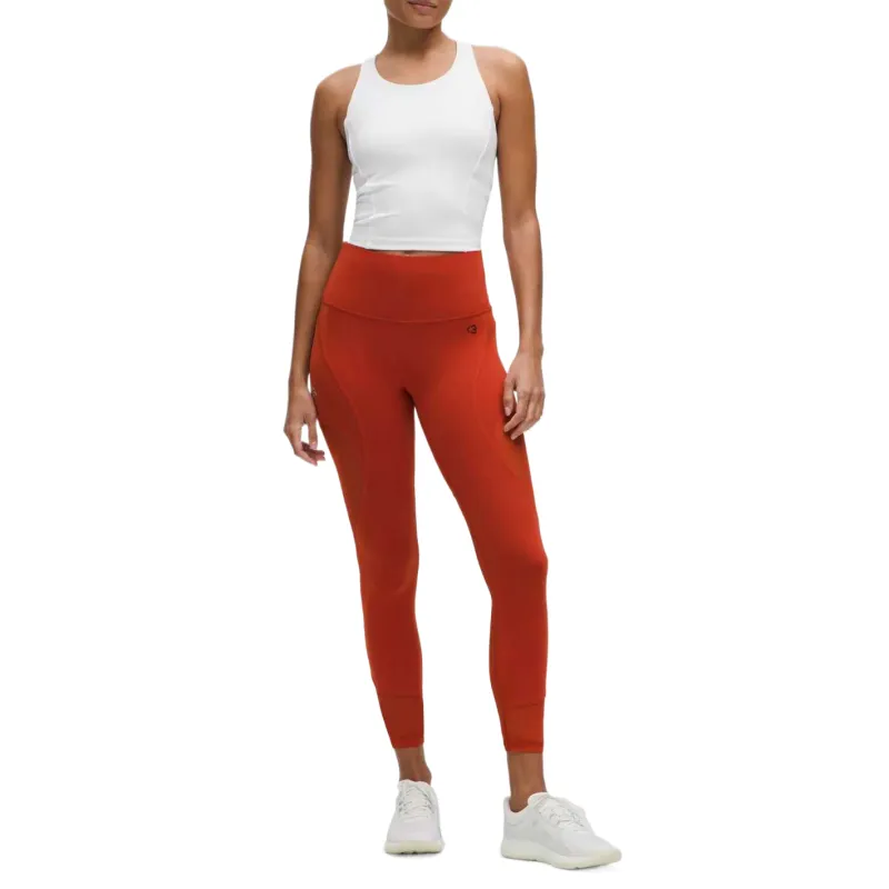 Lululemon Wunder TrainHigh Rise Yoga Pants Women's Orange Cinder Orange-2