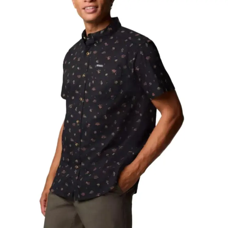 Columbia Rapid Rivers™ Shirt Men's Black Wilderness-2