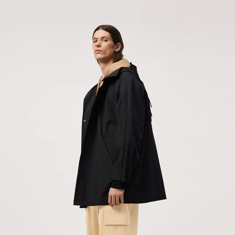 CROQUIS Trench Coats Men 001 Jet Black-2