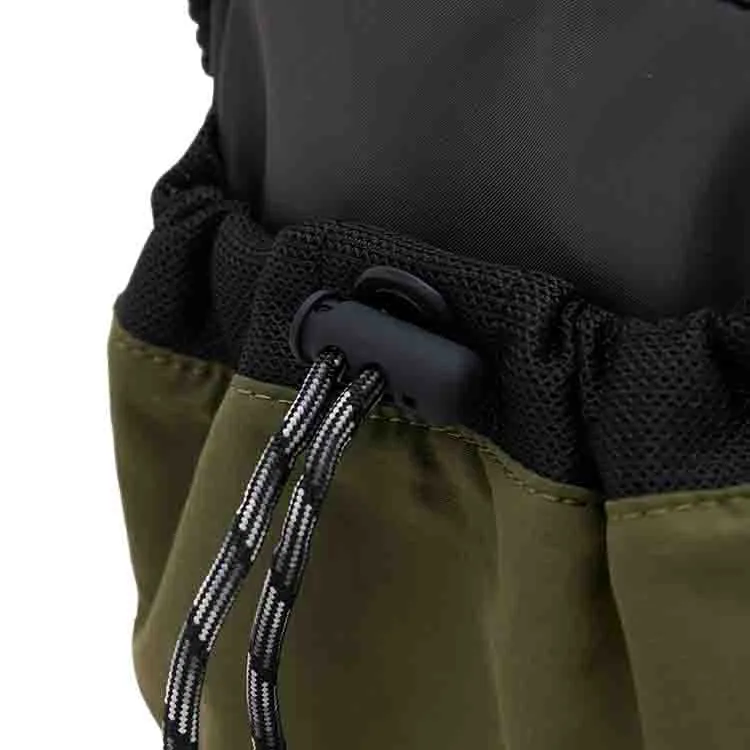 URBAN REVIVO Fabric Crossbody Bag Men's Cool Gray-4