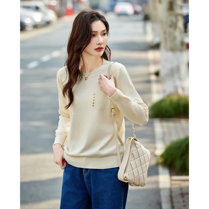 TERRE BLEUE Spring, Fall Knitwear Loose Fit Women's-5