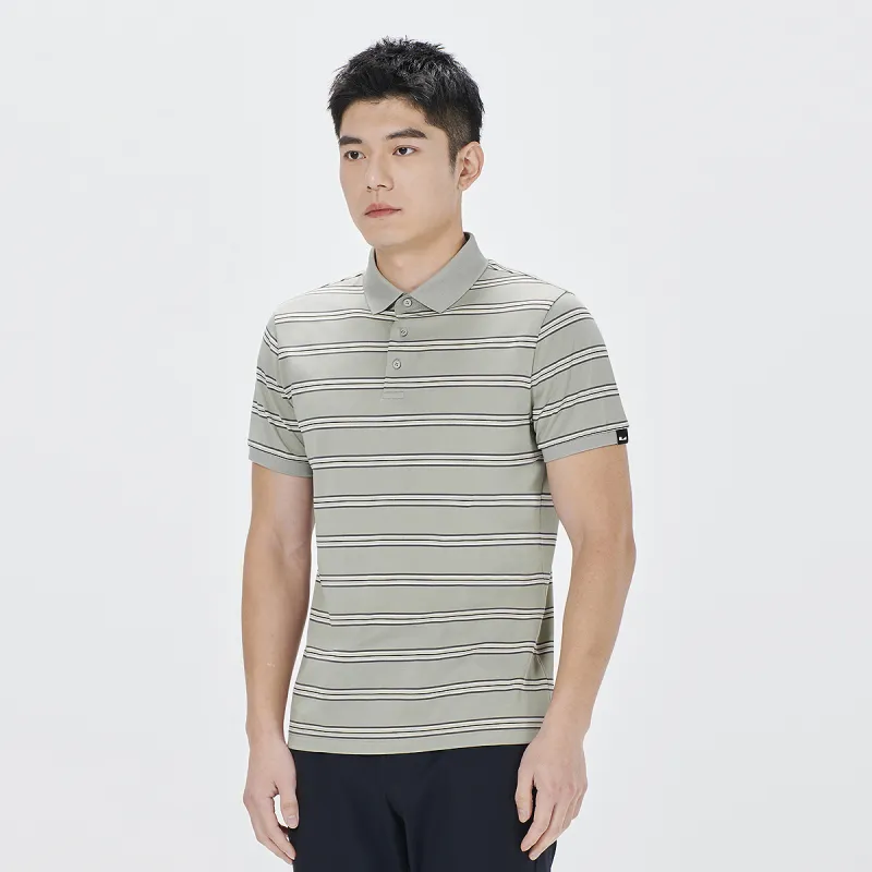 LESS IS MORE Polo Shirt Men's Medium Green Gray 24XTX1301Y-5
