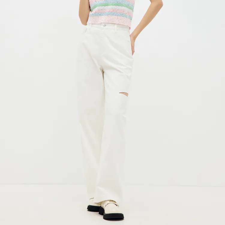 SHUIYUNJIAN Jeans Women's White-2