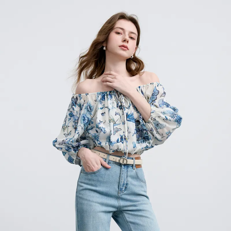 3COLOUR Chiffon Shirts Women's-6