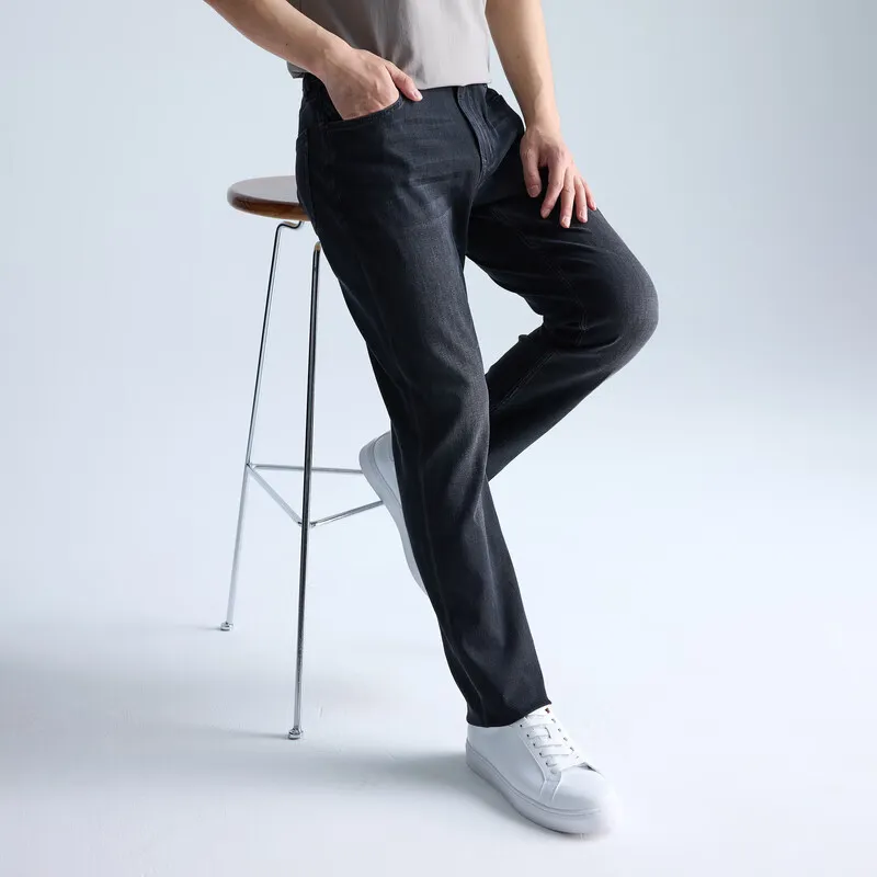 LESS IS MORE Jeans Men's Denim Black-4