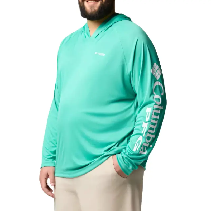 Columbia PFG Terminal Tackle Sweatshirt Men's Enamel Green-2