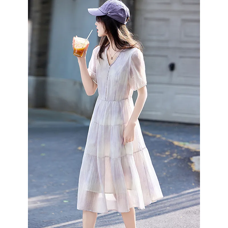 A Paradise For Awakening Short Sleeved Dress Women's-6