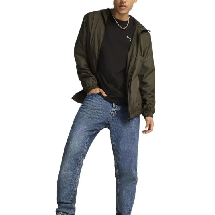 PUMA EssentialsSolid Jacket Men's Green 70-4