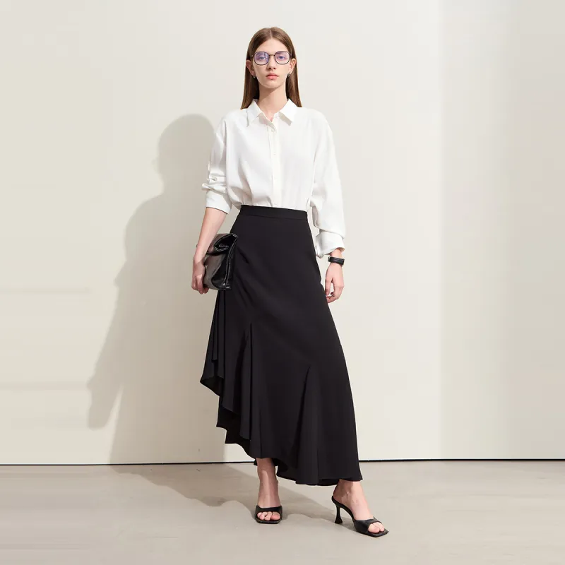 AMII Casual Long Skirts Women's-8