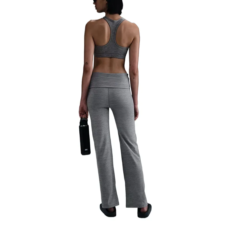 Nike One Women's Dri FIT High Waisted Fold Over Pants-1