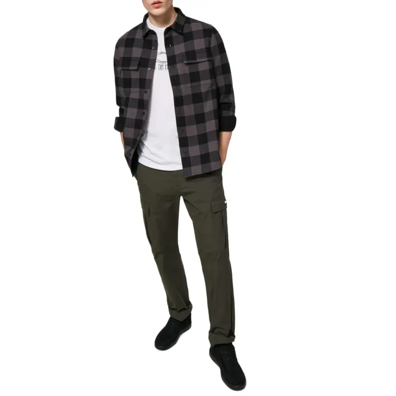 Oakley Bear Cozy Flannel Shirt Men's Black-5