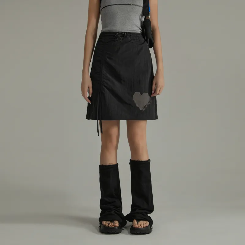 NO ONE ELSE Casual Short Skirts Women's Black-3