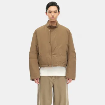 Nice Rice Down Jacket Men's Dark Khaki