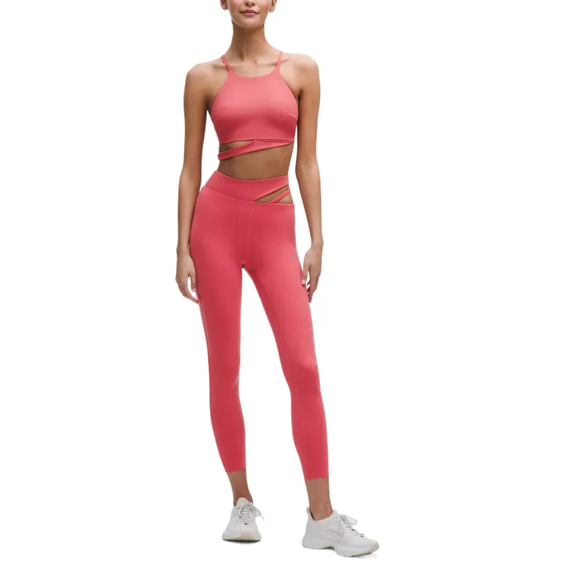 Lululemon High Rise Yoga Pants Women's Desert Red-2