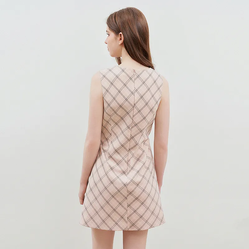 LEDIN Sleeveless Dress Women's Beauty Pink-3