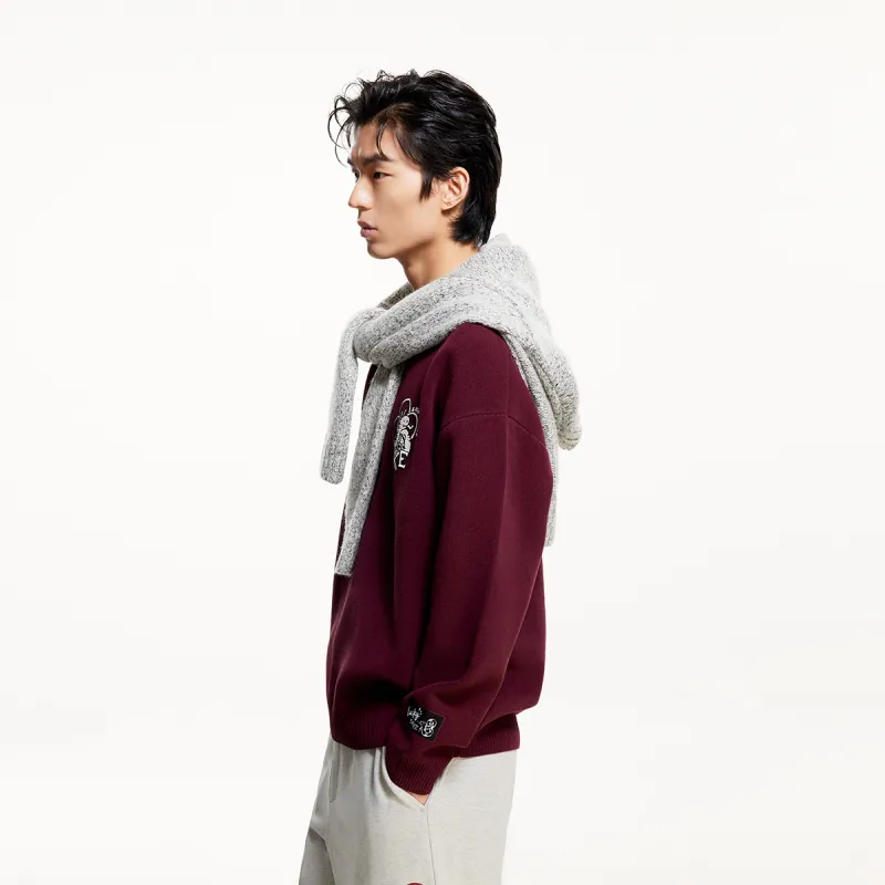 JACK JONES· Sweater Knitwear Men's Burgundy-2