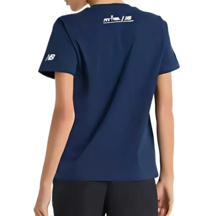 New Balance NYRR Boroughs Graphic Regular T Shirt Women's Blue-1