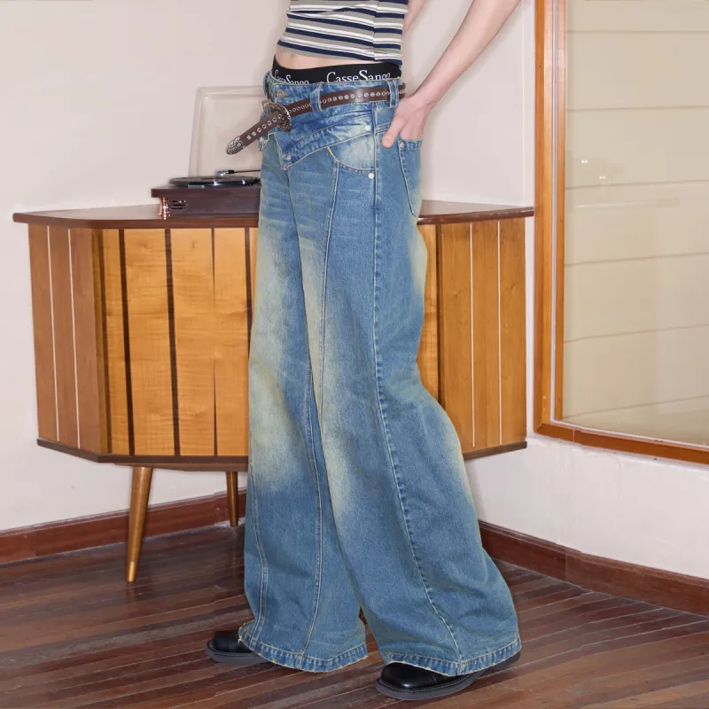 Cassesango X ANTERIORLOVED Jeans Unisex Blue-5