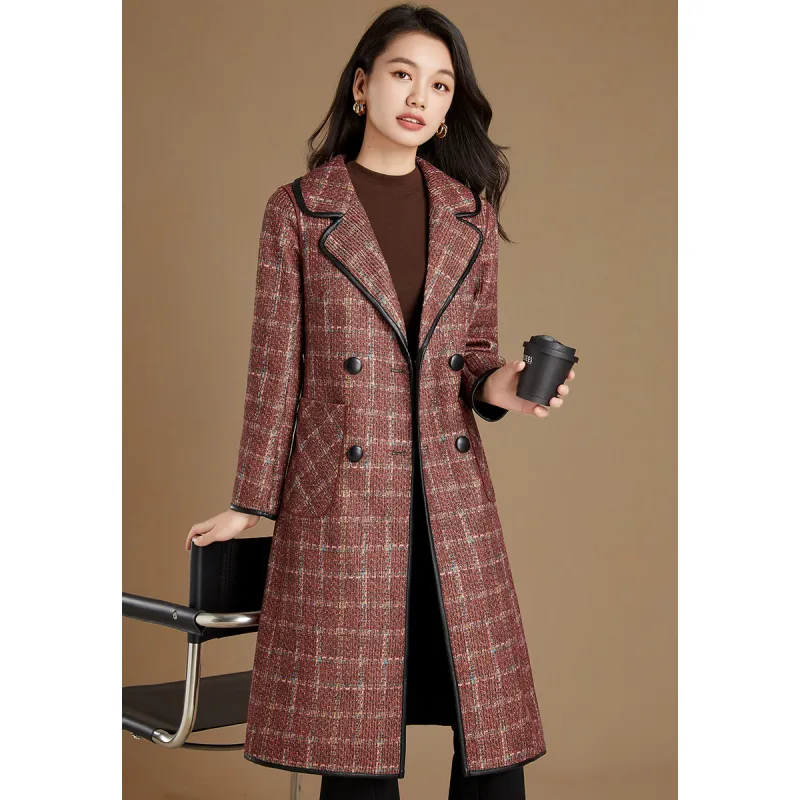 Mylan Trench Coat Loose Fit Women's Orange Reversible-1