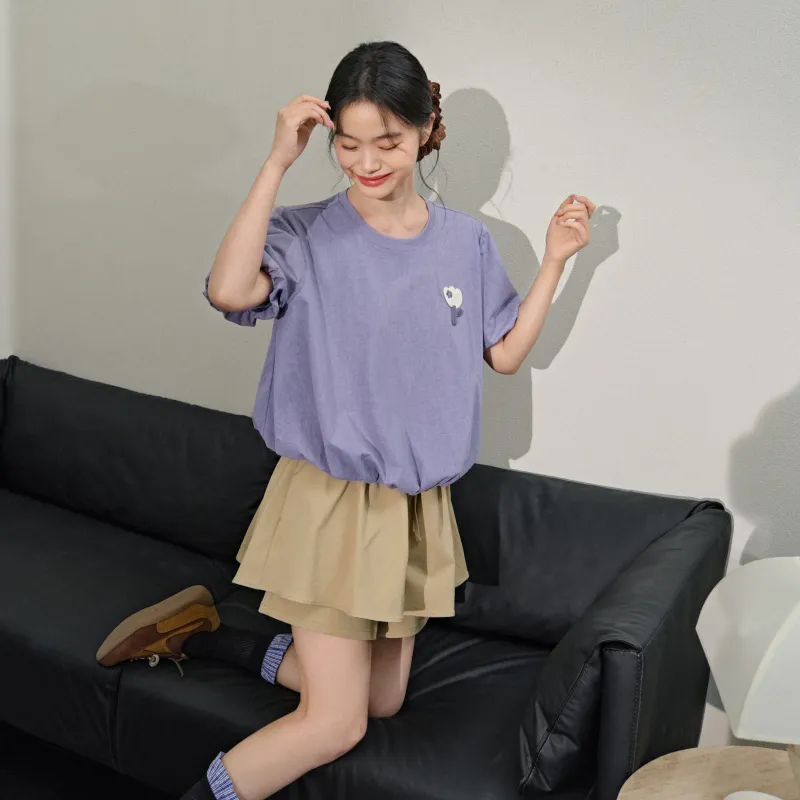 KUOSE T Shirts Women's Purple-2