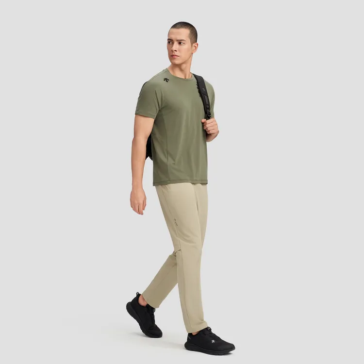 DESCENTE Set in Sleeve T Shirt Men's-9