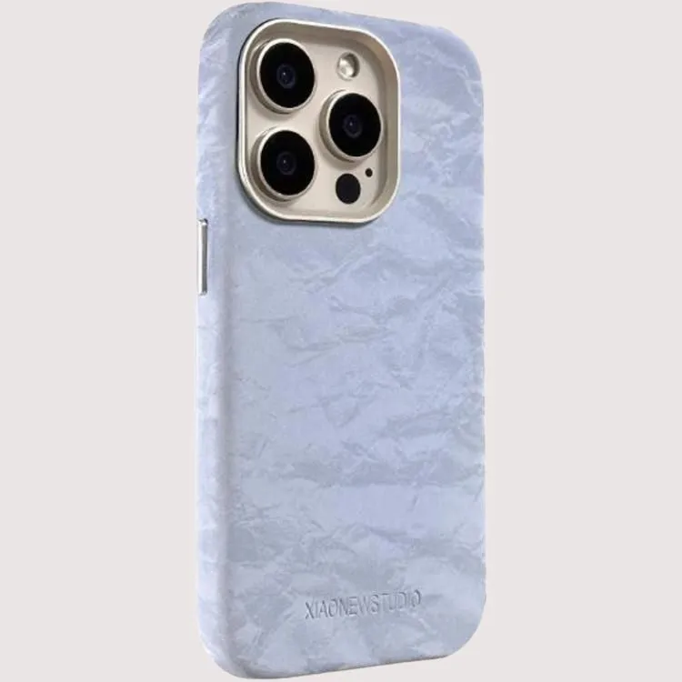 Sopi Leather Material Glacier Velour Textured Phone Cases Compatible With IPhone 16/15 Pro Max/Apple 13/14 Pro/Max-3