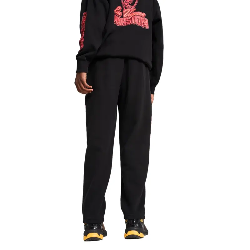 PUMA Scuderia Ferrari Casual Pants Men's Black-3