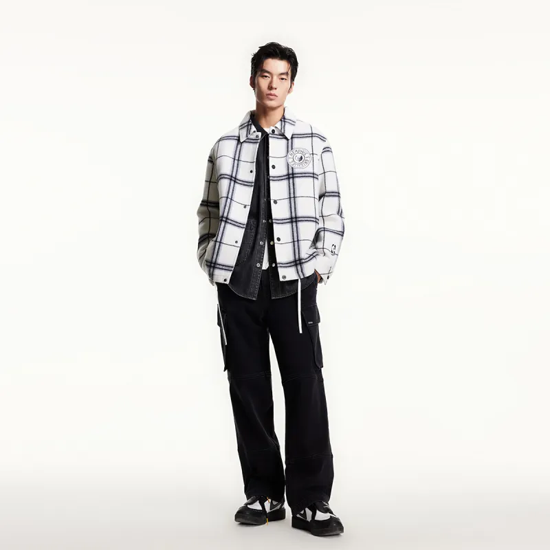 JACK JONES· x NBA Coats Men's Milk White-2