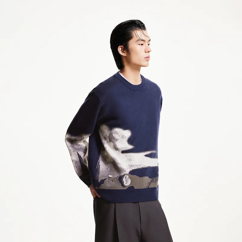 JACK JONES· Sweater Men's Marine Dark Blue-4