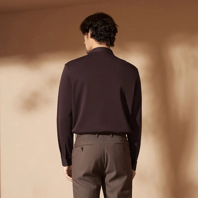 SEVEN Velvet Touch Shirt For Fall And Winter Men's-2