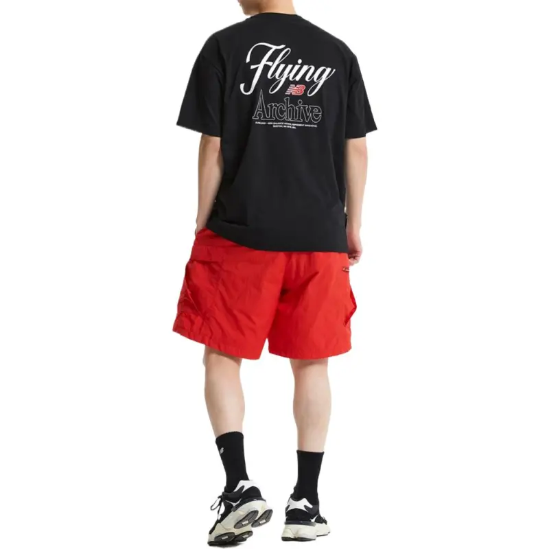 New Balance UNI FLYING SS25 Casual Shorts Men's Red-3