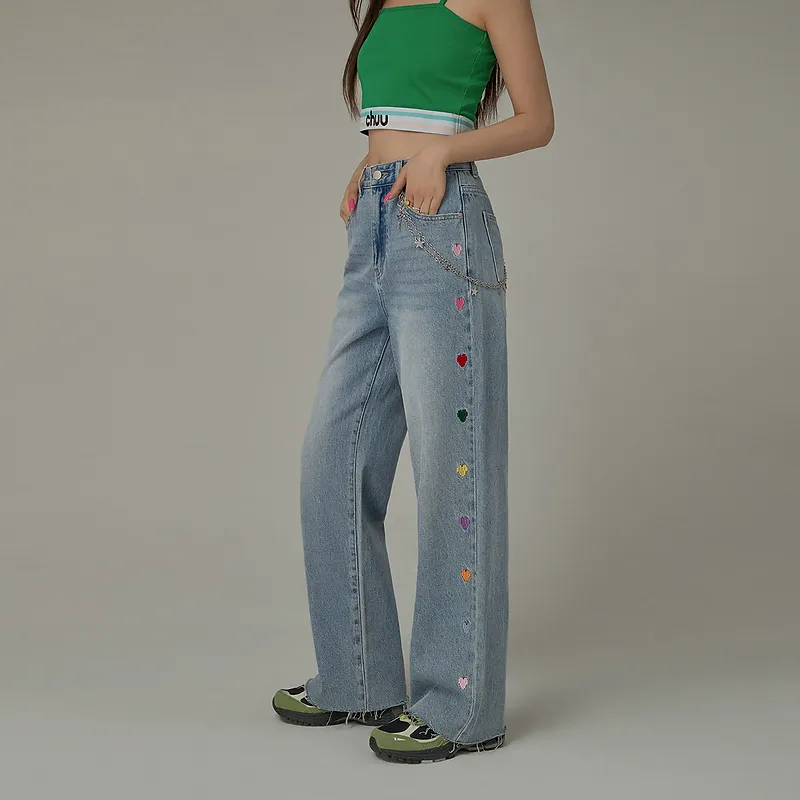 CHUU Jeans Women's Light Denim Blue-3