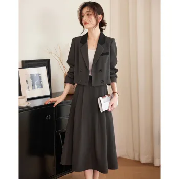 Like The Age Of Water Long Sleeved Dress Women's Gray
