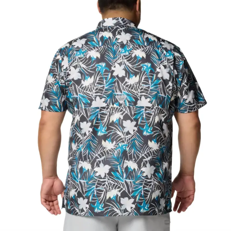 Columbia PFG Super Slack Tide Shirt Men's Gray-1