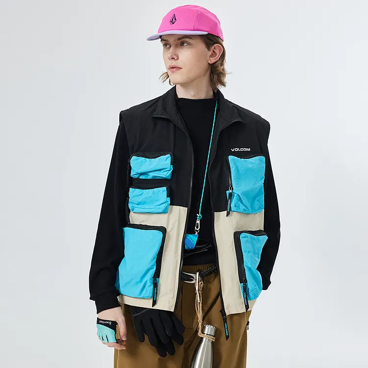 VOLCOM Vest Unisex Interstellar Blue-2