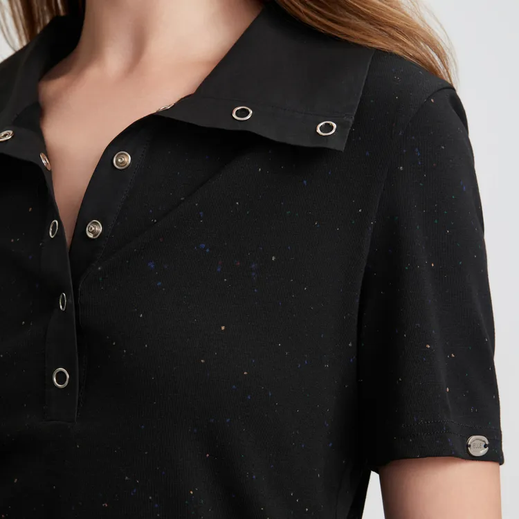 ELLE T Shirts Women's Black-5