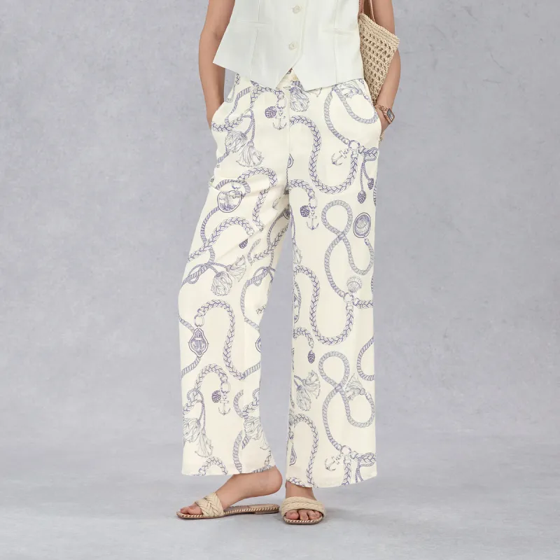 GANT Casual Pants Women's 107 Ecru-3
