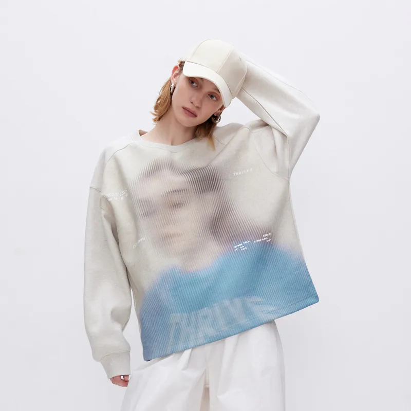 ONLY Sweatshirt Women's Light Heather Gray-5