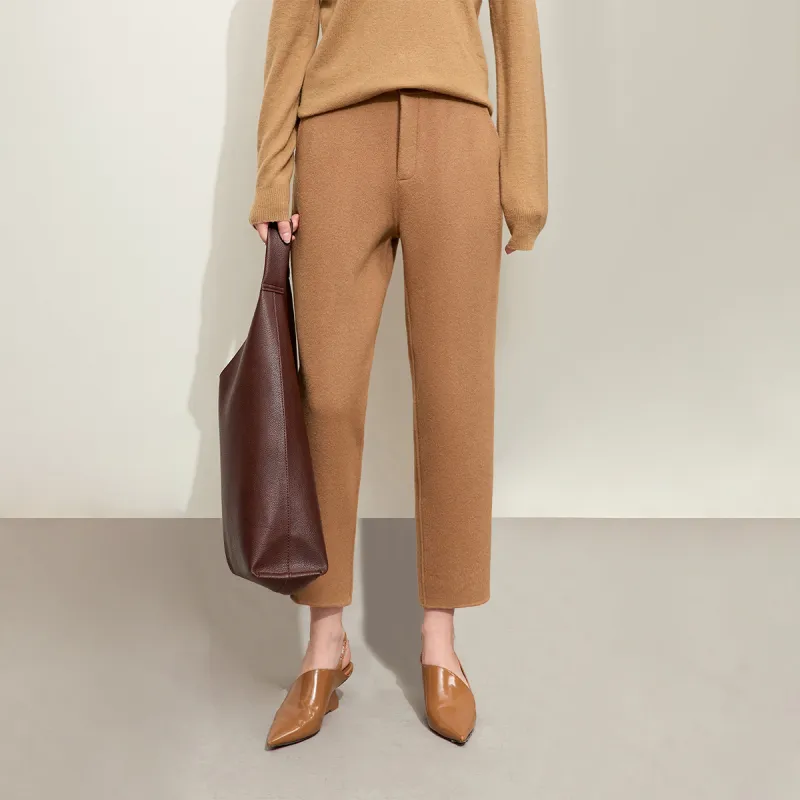 AMII Casual Pants Women's Camel-3