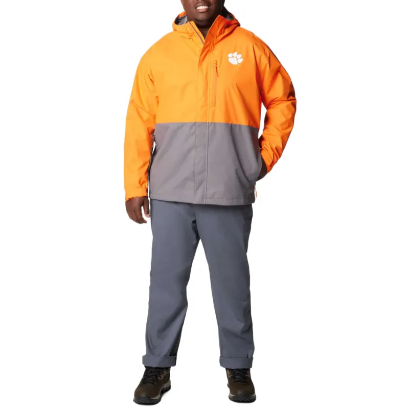 Columbia Jacket Men's Orange/Gray-2