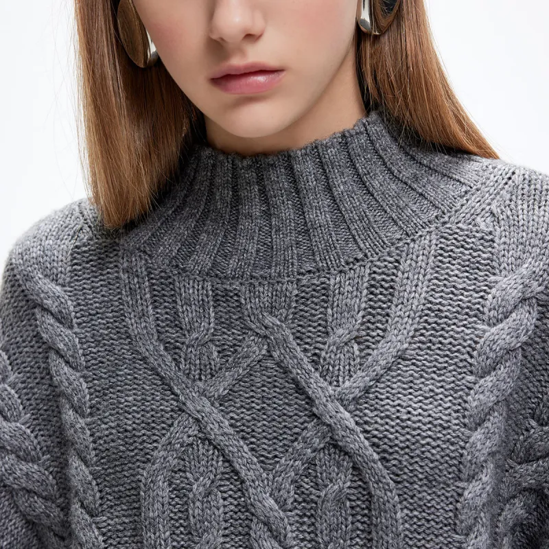 ONLY Knitwear Women's Light Gray Multicolor-5