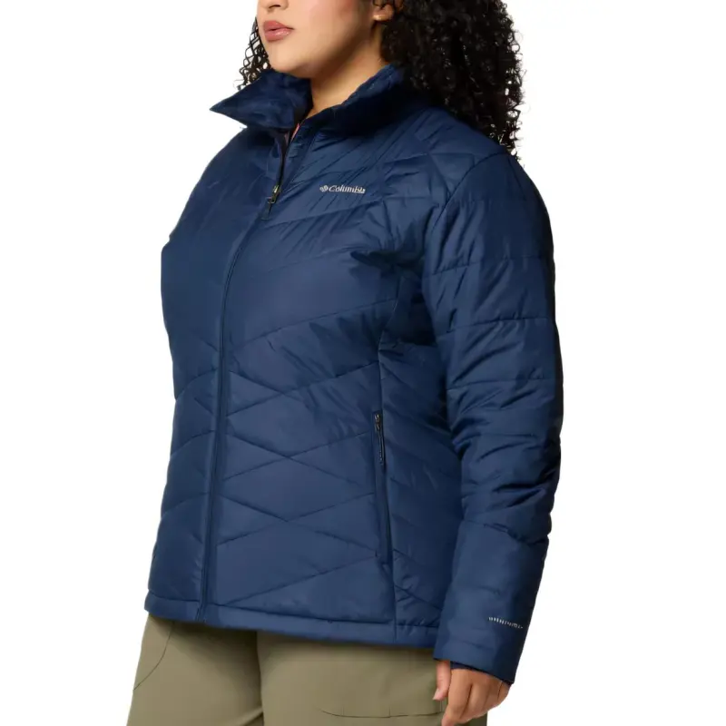 Columbia HeavenlyOmni-Heat Jackets Coats Women's University Marine Blue-2