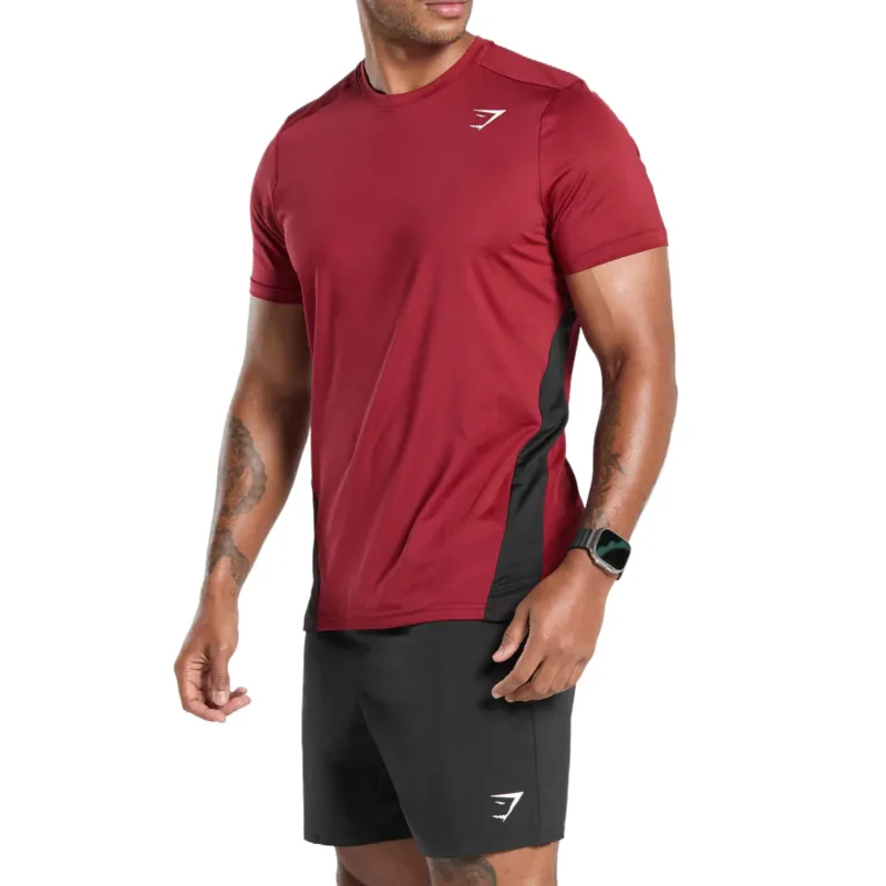 GYMSHARK T Shirts Men Red-2