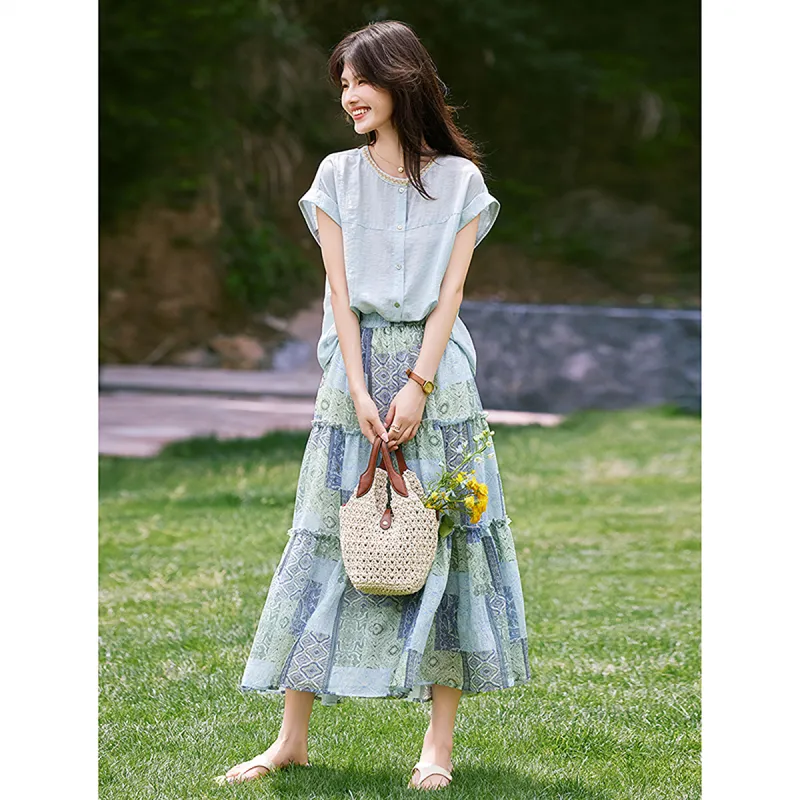 A Paradise For Awakening Skirt Set Women's-4