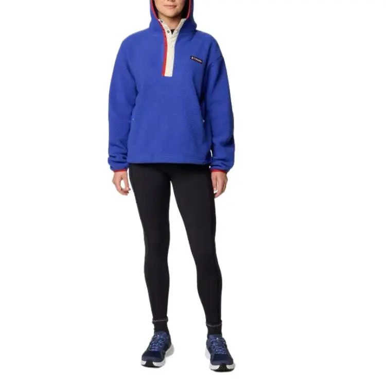 Columbia Helvetia 2 Cashmere Sweater Women's Iron Thread Lotus Blue-3