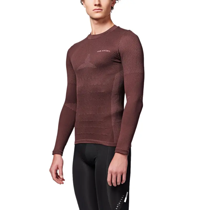 DECATHLON Cycling Clothing Men's Burgundy Red-2